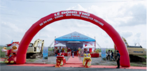 Bố trí toàn cảnh lễ động thổ